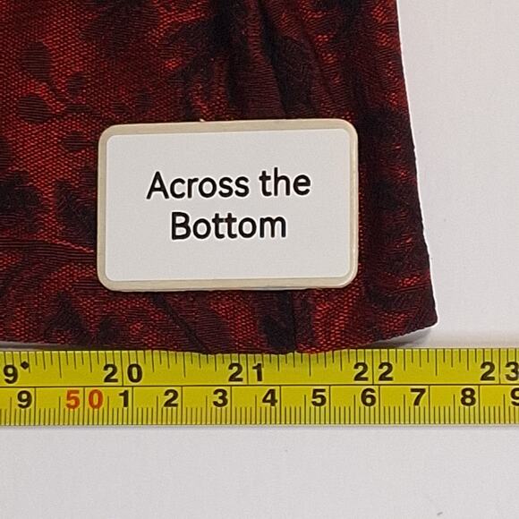 Coldwater Creek Red Black Damask Tank Top 1X Lace Trim Sleeveless Whimsigoth - Picture 10 of 12